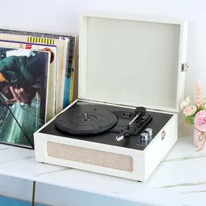 Turntable ब्लू टूथ स्पीकर ग्रामोफोन कैसेट रिकॉर्डर खिलाड़ी Vinyl रिकॉर्ड Turntable प्लेयर