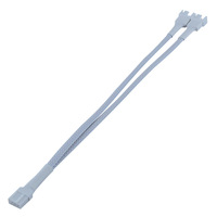 Câble adaptateur en Y pour ventilateur PWM 4 broches 1 vers 2, rallonge de refroidisseur de carte mère de bureau, répartiteur de ventilateurs multiples avec fonction de contrôle de vitesse