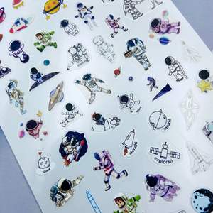 พระเยซูคริสต์ Virgin <span class=keywords><strong>Maria</strong></span> Cross สติ๊กเกอร์ติดเล็บ3D การออกแบบสติกเกอร์แบบมีกาวในตัวสำหรับผู้หญิงสาวแต่งเล็บตกแต่งเล็บอะคริลิค - Product Image 3