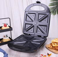 Petite gaufrière électrique domestique automatique 12 trous, fonction grill antiadhésive en acier inoxydable pour rouleaux de saucisses