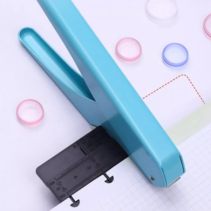 Outil de recharge de papier pour journal, disque de perforation à <span class=keywords><strong>1</strong></span> <span class=keywords><strong>trou</strong></span>, poinçon en métal, outil marqué - Product Image 4