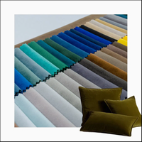 Tissu d'ameublement en velours hollandais soyeux et doux pour les housses de canapé et de fauteuil de luxe