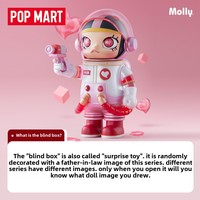 POPMART MEGA SPACE MOLLY 100% Aniversario Juguetes de resina de PVC 2 Caja ciega Regalos con animales congelados Cinnamoroll Cajas misteriosas