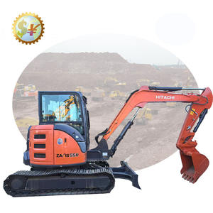 รถขุดขนาดเล็ก Hitachi ZX55USR-5A 5.5 ตัน ผลิตในญี่ปุ่น มือสอง พร้อมเครื่องยนต์ Isuzu กำลังขุดสูง - Product Image 1