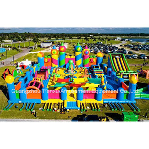 Château gonflable personnalisable pour l'extérieur, structure gonflable pour parc d'attractions, parc à thème, aire <span class=keywords><strong>de</strong></span> jeux gonflable pour enfants - Product Image 6