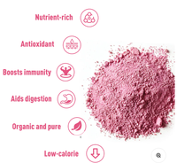 Poudre de framboise lyophilisée, extrait de framboise, poudre de fruits de framboise FD, fournie par le fabricant