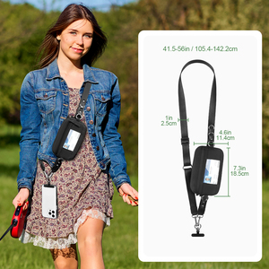 Venta al por mayor teléfono celular Crossbody ID ventana bolsas de alta calidad de la correa del teléfono bolsas fuera de la correa portátil bolsas - Product Image 2