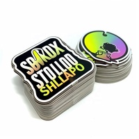 Etiqueta adhesiva LED personalizada de alta calidad para coche, plotter troquelado, código de cristal, MOQ bajo, pegatinas de vinilo de alta calidad, lápiz labial para el cuidado de la piel