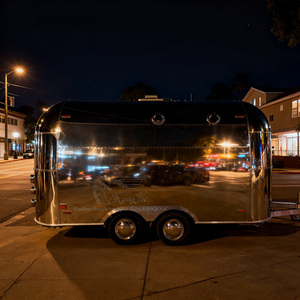 Điện thoại di động nhỏ giá rẻ hiện đại thương mại đường phố cà phê Pizza thức ăn nhanh giỏ Trailer với hiên nhà bếp đầy đủ tiện nghi - Product Image 4