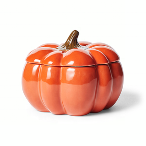 Pot de bougie parfumée en forme de <span class=keywords><strong>citrouille</strong></span> en céramique <span class=keywords><strong>blanche</strong></span> avec couvercle en gros direct d'usine - Product Image 3