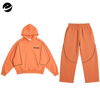 Ensemble de survêtement en coton avec logo personnalisé, survêtement brodé pour femmes, jogging, ensemble de survêtement, pantalon de survêtement et sweat-shirt unisexe pour hommes