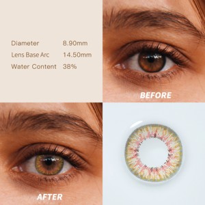 컬러 렌즈 연락처, 중국 공급 업체에 핫 세일 새로운 인기 맞춤형 디자인 로고 디자인 렌즈 연락처 수락 - Product Image 3