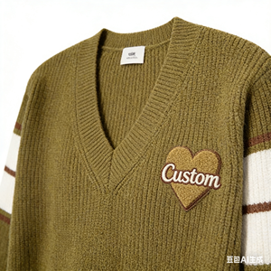 <span class=keywords><strong>Pull</strong></span>-over en laine tricoté sur mesure Ami ODM de luxe, respirant, anti-plis, pour homme, haute qualité, chaud, mode hiver, jacquard - Product Image 3