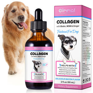OIMMAI che aumenta l'immunità generale cappotto lucido pelle sana del cane del collageno del cane della biotina gocce di collagene bovino liquido gocce per cani - Product Image 1