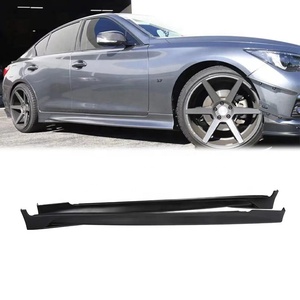 <b>Car</b> Side Skirts for 2014-2022 Q50 IP Style ABS Plastic Material <b>Car</b> Body Kit Side Lips for Q50 Without Color - Product Image 6