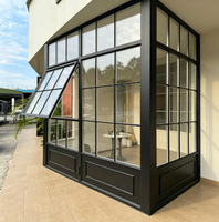 Fenêtres à auvent en aluminium de style rétro français, écoénergétiques, sur mesure, pour la ventilation de la maison