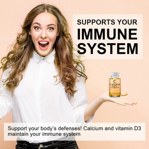 120 Cápsulas de Gel Suave de Calcio para Fortalecer los Huesos con Vitamina D3 - Product Image 2