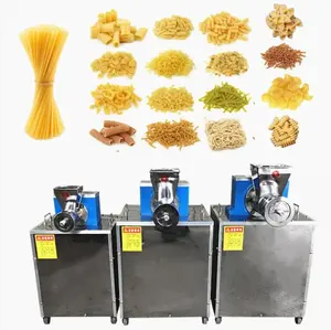 Short Mini Pasta Usine Des Machine De Fabrication Make Macaroni Die 100kg Produced Making Machine Production Line 100kg H German