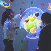 Mur d'escalade interactif immersif en réalité virtuelle 3D avec système de jeu AR pour les écoles et les centres de divertissement