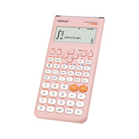 Calculatrice scientifique rose OS-991ES PLUS N, 417 fonctions, pour étudiants, écoles, vente au détail et en gros, affichage 10+2 chiffres