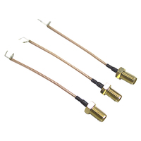 Antenne coaxiale personnalisable à conducteur uni RP-SMA femelle Wi-Fi 1,13 mm 6 pouces ROHS