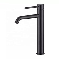 Robinet Mitigeur de Salle de Bain Monotrou en Acier Inoxydable 304 Gris Anthracite, Eau Chaude et Froide, Prix Usine, Nouvelle Collection 2026