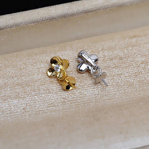 จี้เงินแท้ S925 สำหรับทำเครื่องประดับเอง รุ่น JG5252 ลายหญ้าแห่งความโชคดี พร้อมไข่มุก  ฐานจี้เปล่า 7-12 มม. อุปกรณ์เสริมสำหรับงานเครื่องประดับสุดหรู - Product Image 3