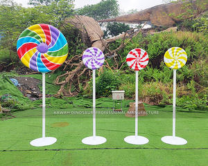 Estatua de Hongo de Fibra de Vidrio Realista Personalizada para Decoración de Jardín - Product Image 6