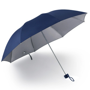Paraguas de costilla de acero de tres pliegues 8K, plegable, a prueba de viento y lluvia, paraguas de impresión de vaquero portátil para viajes - Product Image 4