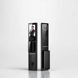 KROVI JDRM03 Video <strong>Intercom</strong> Frontdoor Smart Lock Fechadura Digital Electronic Palm Face Smart <strong>Door</strong> Lock With <strong>Camera</strong> - Product Image 1
