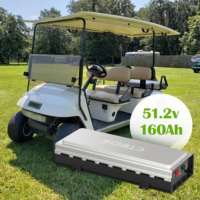 CTECHi 48Volt Golf Cart LiFePO4 Lithium Battery 36V 48V 51.2V 100ah 160Ah 200Ah Golf Cart Lithium LiFePO4 Battery Pack