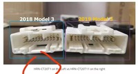 Câble de diagnostic OBD 20 broches 2-en-1 pour Tesla Model 3 2018, pour la console centrale arrière derrière la grille d'aération, pour moniteurs OBD2