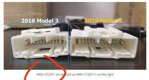 2-in-1 Diagnosekabel für Tesla Model 3 2018, 20-Pin OBD-Kabel für die Hintere Mittelkonsole Hinter dem Lüftungsgitter für OBD2-Monitore - Product Image 2