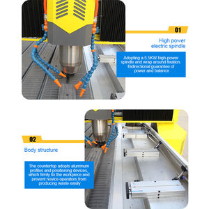 Mingke CNC Steinbearbeitungszentrum für Küchenarbeitsplatten mit PLC-Getriebemotor für Quarzplatten, Marmor-Schneiden, Gravieren und Kantenpolieren - Product Image 4
