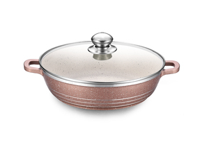 Juego de utensilios de cocina de aluminio fundido a presión antiadherente, cazuelas, cacerola, sartén Wok, ollas altas <span class=keywords><strong>grandes</strong></span>, olla de cocina profunda - Product Image 5