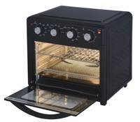 30L 1600W Grande Capacité Air Fryer Four Électrique Ménage Air Four Friteuse Peut Rôtir Poulet Entier, Pizza 12 Pouces