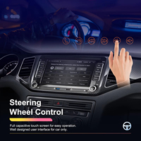Autoradio Android Podofo 7 pouces 2+64G Carplay Android Auto GPS WIFI RDS pour VW/Polo/Candy/Skoda/Jetta/Seat/Touran/Passat/Golf 5 6