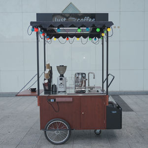 2025 condizioni nuovo carrello del caffè <span class=keywords><strong>Mobile</strong></span> in acciaio inox venditore rimorchio per caffè Fast Food Business Coffee Bike - Product Image 1