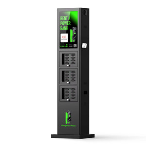 Produit <span class=keywords><strong>populaire</strong></span> Café en plein air Lieu public Station de charge de téléphone Écran LCD <span class=keywords><strong>Banque</strong></span> d'alimentation Distributeur automatique - Product Image 3