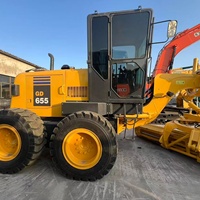 Niveleuse à moteur Komatsu GD655 GD632 GD611 GD350 GD655 GD705 GD650 GD 315 d'occasion de haute qualité en promotion, avec de bonnes performances, en stock