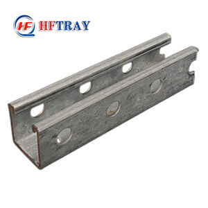 Profilés en acier galvanisé sur mesure 41x41x2mm pour système de support de canal profilé en C, supports sismiques, découpe de canal en acier inoxydable - Product Image 3