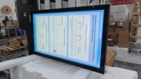 Layar LCD Digital Luar Ruangan 55 Inci, Kecerahan Tinggi 3000 Nits, Tahan Air IP66, Laminasi Penuh dan Penyegelan Penuh, Anti-silau