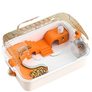 Jaula de Hámster Extra <span class=keywords><strong>Grande</strong></span> de Plástico, Estilo Moderno, para Hámsters Dorados, Cobayas y Ratas de Compañía; Juego de Juguetes y Accesorios para Hámster - Product Image 4