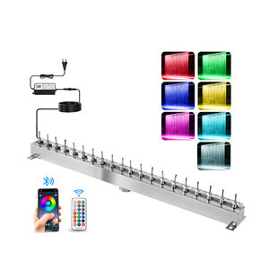 <span class=keywords><strong>Fontaine</strong></span> d'eau suspendue en acier inoxydable 304 personnalisée, cascade d'eau LED <span class=keywords><strong>pour</strong></span> <span class=keywords><strong>piscine</strong></span> extérieure, rideau d'eau, cascade de pluie - Product Image 1