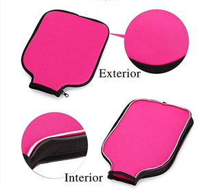 Logo personnalisé durable néoprène sport ping-pong tennis de table <span class=keywords><strong>badminton</strong></span> <span class=keywords><strong>raquette</strong></span> étui cornichon balle pagaie couverture étui de protection - Product Image 5