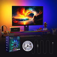 Fournisseur de boutique en ligne Moniteur d'immersion avec logo personnalisé PC TV Rétroéclairage 100% Sync Smart Led Strip Lights