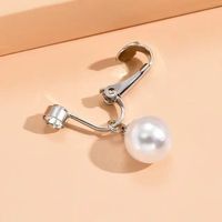 Gaby neu eingetroffen nicht durchdringende bauchringe niedlicher flügel edelstahl-clip auf bauchnabel ringe großhandel körperschmuck