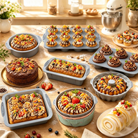Lot de 15 moules à gâteau en silicone pour chiffon, ustensiles de cuisson de cuisine, sans BPA, qualité alimentaire, pour gâteaux, muffins et cupcakes