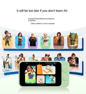 Fotocamera Giocattolo AI per Bambini con Apprendimento Linguistico e Riconoscimento Oggetti, Dispositivo di Apprendimento Visivo 13MP, Giochi di Proiezione e Diapositive - Product Image 2