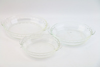 Plat à four rectangulaire en verre borosilicate transparent, écologique, compatible micro-ondes, pour la cuisine à domicile